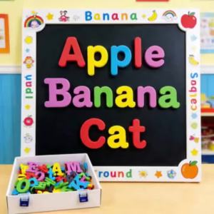 Colorful Fridge Magnets Cartoon Decor Magnetic Stickers Set for Refrigerator Kitchen Whiteboard Home Decor Kids Gift DIY Decor