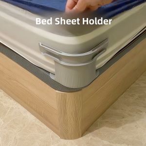 Invisible Anti-Slip Bed Sheet Holder New Model Plastic Clips Bedroom Storage Organizer Tool Four Corner Fixed Bed Canopy Clamp