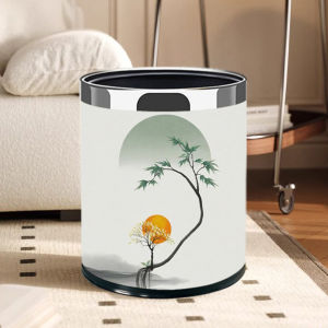 Thùng Rác Da Hai Lớp Không Có Nắp Dùng Trong Gia Đình Phòng Khách Phòng Trà Phòng Ngủ Khách Sạn Đa Năng Thùng Đựng Giấy
