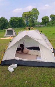 เต้นท์แคมปิ้ง เต็นท์ เต็นท์สนาม เต้นท์กางอัตโนมัติ เต็นท์นอน 2 ประตู สำหรับ 1-4 คน 200x150x135cm เต็นท์แบบกางอัตโนมัติ  น้ำหนักเบา พกพาสะดวก เตนท์ tent