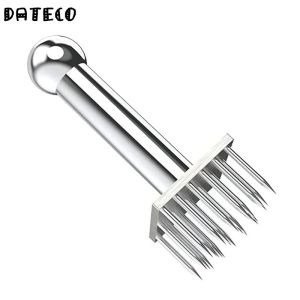 Kitchen Loose Tender Meat Needle Stainless Steel Profession Cooking Meat Tenderizer Tool for Beef Tender Steak Pork Chop Hammer