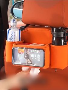 SEAMETAL Mobil Backseat Storage Box Kantong Belakang Jok Mobil Gantungan