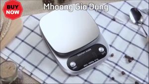 Cân tiểu ly điện tử nhà bếp mini kitchen scale 01gr -10kg màn hình led cảm ứng chuẩn công nghệ châu âu độ chính xác cao