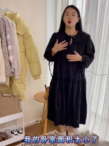 Double-layer clothes drying rack Durable steel clothes hanger rod Coat rack Floor-standing clothes rack