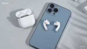 HOCO EW83 หูฟังไร้สาย TWS Bluetooth 5.4 เสียงดี ใส่สบาย จับคู่ไว รองรับสั่งงานเสียง หูฟังบลูทูธ hc3