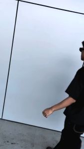 Convergent - Evil Kameja Boxy Pria Wanita Lengan Pendek Zipper Workshirt Hitam Tebal