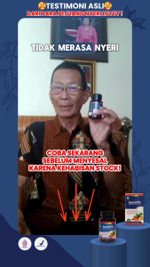Obat untuk Pengapuran Tulang dan Nyeri Sendi Lutut Dan Kaki Nyeri Pinggang Osteoporosis dengan Sendifit Kapsul Original