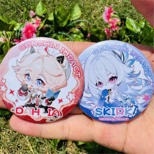 58mm Game Kawaii Skirk Dahlia Cosplay COSTUME Badge Pin SPTE Tinplate Brooch Prop Gilf