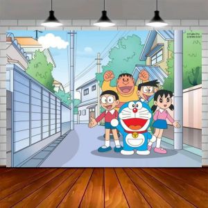 Bandai | Bộ Tranh Kim Cương Hoạt Hình Doraemon Bộ Tranh Kim Cương Tròn/vuông Đầy Đủ Kim Cương Khảm Thủ Công Tác Phẩm Nghệ Thuật Trang Trí Nhà Quà Tặng - Nền Hoạt Hình