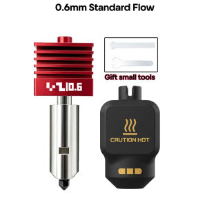 Upgraded Hotend For Bambu Lab A1 P2S Hardened Steel Nozzle 0.2/0.4/0.6/0.8mm Hot End H2D A1 Mini H2S X2D A2L H2C 3D Printer Part