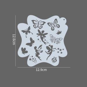 Womans Head Ornament Hollow Template Childrens Stage Makeup Painted Face Practice Eye Corner Totem Print Chinese Ancient Style Board Reuse