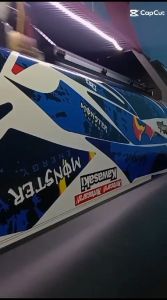 Stiker striping SUPRA X 125 - WAVE 125 R grafis variasi 037