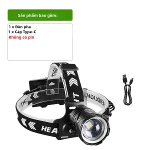 800W 9000000LM 2026 Đèn Pha LED Siêu Sáng Có Thể Sạc Lại Đèn Pha Ánh Sáng Mạnh Cho Cắm Trại Ngoài Trời Câu Cá Đi Bộ Đường Dài Cứu Hộ