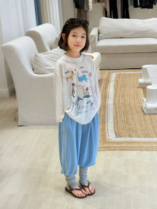 UV Protection Loose T-Shirt for Children Long Sleeve