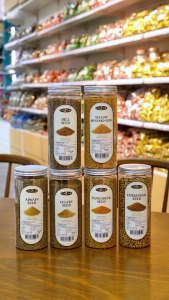 Mahnaz Food | Herbs & Spices | Spices Seeds Collection | Coriander / Yellow Mustard / Fenugreek / Dill Seeds / Ajwain Seeds / Celery Seeds / Black & White Sesame / Black & White Pepper | 120g-330g