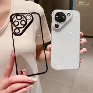 Ultra Thin Transparent Frameless Case For Huawei Pura 90 80 70 P60 P50 Pro Mate 80 70 60 ProMax Ultra Nova 15 14 13 12 11 Cover