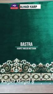 Alhadi Karpet Masjid BASTRA METERAN Tebal 13mm Sajadah Roll Mushola