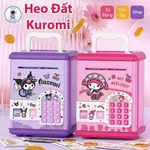 Đồ Chơi Két Sắt Kuromi | My Melody Mở Bằng Mật Khẩu Mô Phỏng Vân Tay Và Quẹt Thẻ Heo Đất Tiết Kiệm