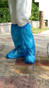 【50PCS】Disposable Shoe Cover PP Boot Protector Elastic Waterproof Overshoes Thick Rain Mud Dust Barrier Outdoor Indoor