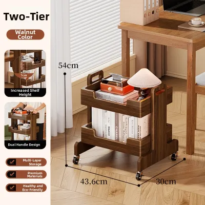 Compact Wooden Bookshelf