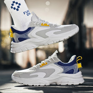 ORNGMALL Sneaker Shoes for Men Breathable Casual Shoes Light  Walking Shoes Soft Thick Sole Men Sport Shoes Suitable for Daily With Travel and Street 39-48