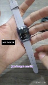 Jam Tangan Wanita Dewasa Anti Air JONAS JASMIN JJ 2245 L Digital Resin Fashion Silicone