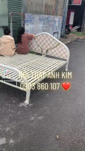 Sỉ lẻ giường sắt giá rẻ lắp ráp nhanh chóng hình ảnh thật 100% giao nhanh các quận