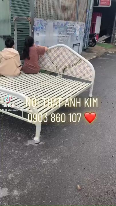 Giường sắt đơn giá rẻ đơn giản hiện đại,giường ngủ giá rẻ