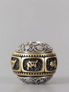 ลูกปัดชุบทองแดงเงินแท้ 925 ลูกปัดสำหรับเครื่องประดับ DIY ลูกปัดพระพุทธเจ้า ลูกปัดสร้อยข้อมือ ลูกปัดที่สวมใส่ได้ตลอดทั้งปี