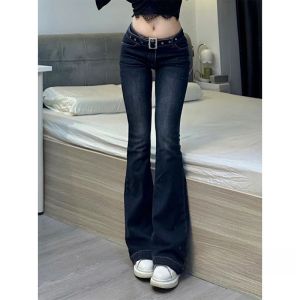กางเกงยีนส์ทรงหลวมเอวต่ำ ทรงขากระบอกเล็ก ทรงยาวคลุมเข่า ทรงสลิมฟิต กางเกงยีนส์ทรงยาวสำหรับผู้หญิง ทรงลำลอง