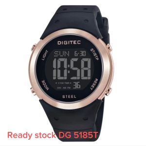 Jam tangan Pria Digitec 5185T tali karet digital original