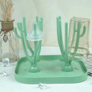 ที่คว่ำแก้ว ถาดคว่ำขวดนม ที่ตากขวดนม พร้อมก้านเสียบ ตะกร้าคว่ำขวดนม ที่คว่ำขวดนมพกพา พับเก็บได้ ที่คว่ำขวดนมและจุกนม ที่ตากขวดนมเด็ก