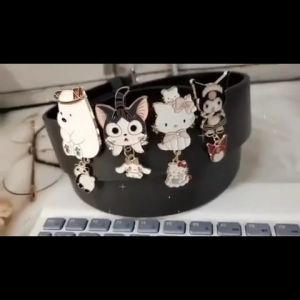 ตัวหนีบเข็มขัดที่หนีบเข็มขัดแบบเสียบ หนีบเข็มขัดนักเรียน หนีบกระโปรงนักเรียน Pornaphun Gift Shop พร้อมส่ง