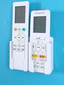 Gree Air Conditioner Remote Control Holder Wall Mounted Storage Box Base Stand for Living Room Simple Design Plastic Organizer