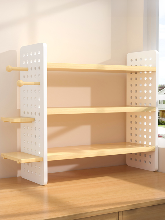 Modern Minimalist Desktop Storage Rack Office Desk Bookshelf Dormitory ...
