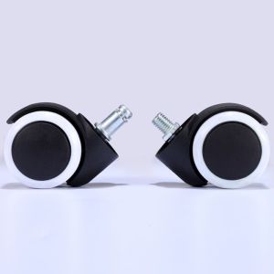 2 Inches Swivel Chair Wheel Casters Wheel With Silent Rubber Heavy Duty Chair Wheel