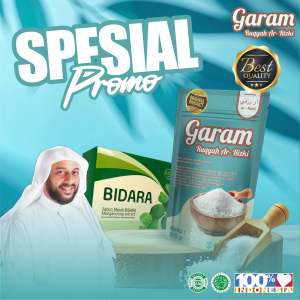 Garam Terapi Ruqyah ArRizki Kemasan 275gr | Garam Rendaman Kaki | Bonus Sabun Bidara