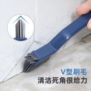 Upgraded Bathroom Cleaning Brush Gap Brush Two-In-One Hair Clamp Window Cleaning Brush Home Personal Cleaning Tools