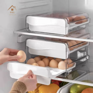 DXL Egg Storage Box Kitchen Refrigerator Drawer Egg Box Egg Storage Food Grade