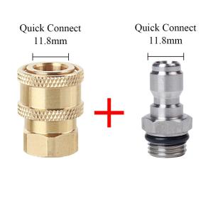 High Pressure Washer Connector 1/4 Inch Quick Connect & Disconnect Socket With M14 G/14 Thread Male & Female Adaptor
