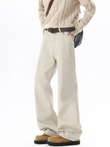 WUKONGYOUHUO | US Retro Style Cleanfit Cotton Straight Jeans Men