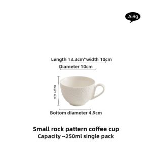 YOGEHOME | Elegant Ceramic Coffee Mug Set for Ladies