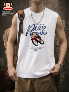 Paul Frank | Fashion Brand Pure Cotton Breathable Loose Sleeveless T-shirt