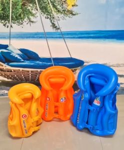 ABC เสื้อชูชีพเด็กเป่าลมเด็กสีพื้น B5022 (A) ไซส์ XL