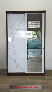 Lemari Pakaian 2 Pintu Sliding (Serie Mewah)