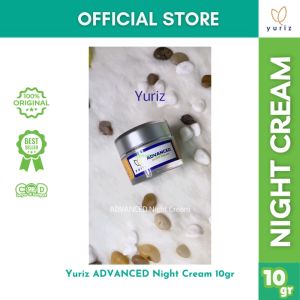 Yuriz Advanced Night Cream 10gr | Membantu Mengurangi Jerawat Anti Aging Retinol Panthenol Peptide