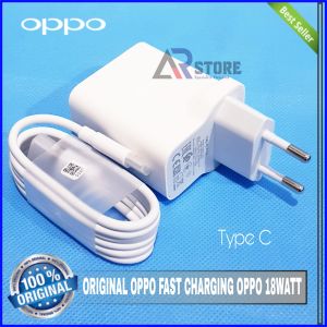 Charger Oppo A54 USB C ORIGINAL 100% Fast Charging Type C 18 Watt