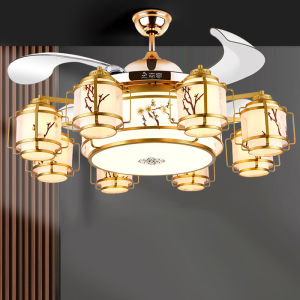 CHIGO | Three-Color Adjustable Light Luxury Chinese Style Ceiling Fan Light