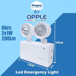 EMERGENCY LIGHT LED REGINA BY OPPLE REL633 5X13X15CM MALIWANAG NA EMERGENCY LI-ON RECHARGEABLE LIGHT BULB