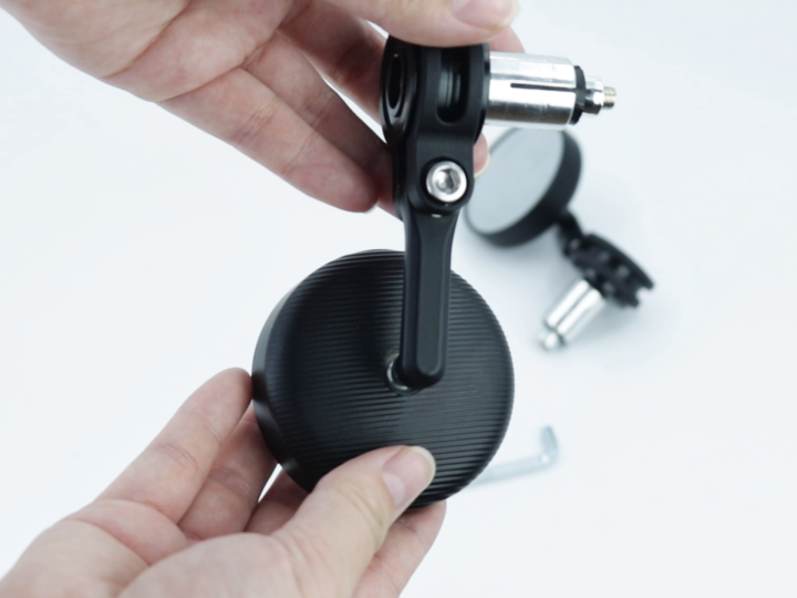 Universal Motorcycle handle end circular mirror Rear View Mirror Cafe Racer Bar End Side Mirrors For Benelli Leoncino 500 250 BJ500 KTM DUKE BMW SUZUK GSX-R750 Honda Rebel500 cm300 cmx500 etc